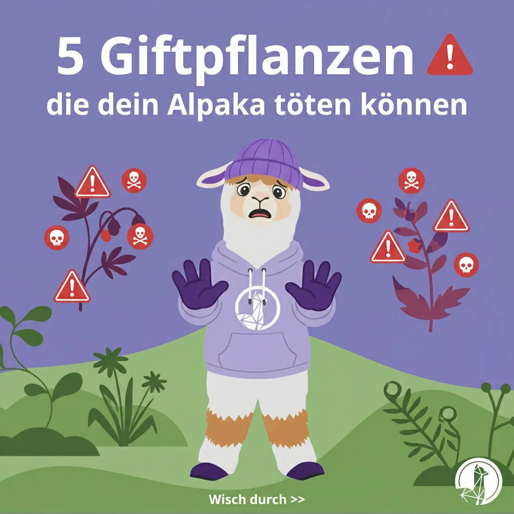 Übersicht der wichtigsten Giftpflanzen für Alpakas und Lamas in der DACH-Region